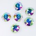DZ 3001 27MM Round  Crystal  AB Fancy Stones 